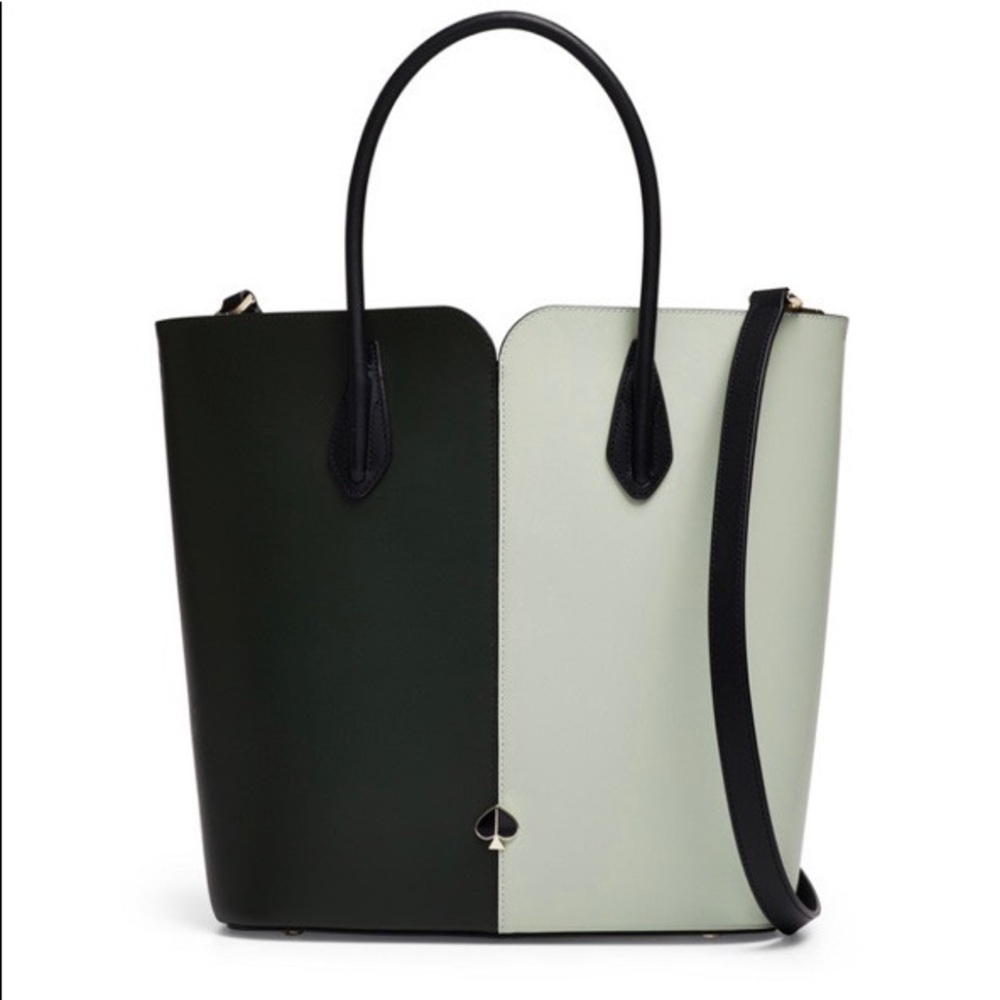 Kate spade grey and black tote